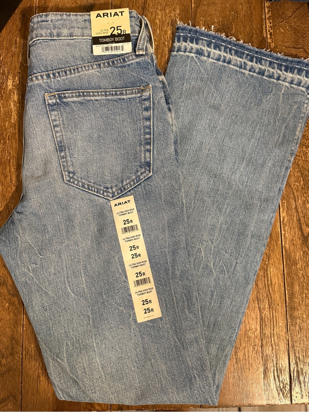 Ariat Light Wash Tomboy Boot Cut Jeans - Women's